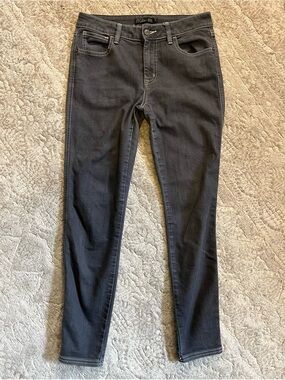 Dark Gray Cropped Mid-rise PrAna Kayla Skinny Jeans Sz 27